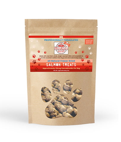 Pharma Hemp Complex CBD Freeze-Dried Salmon Pet Treats - 1oz